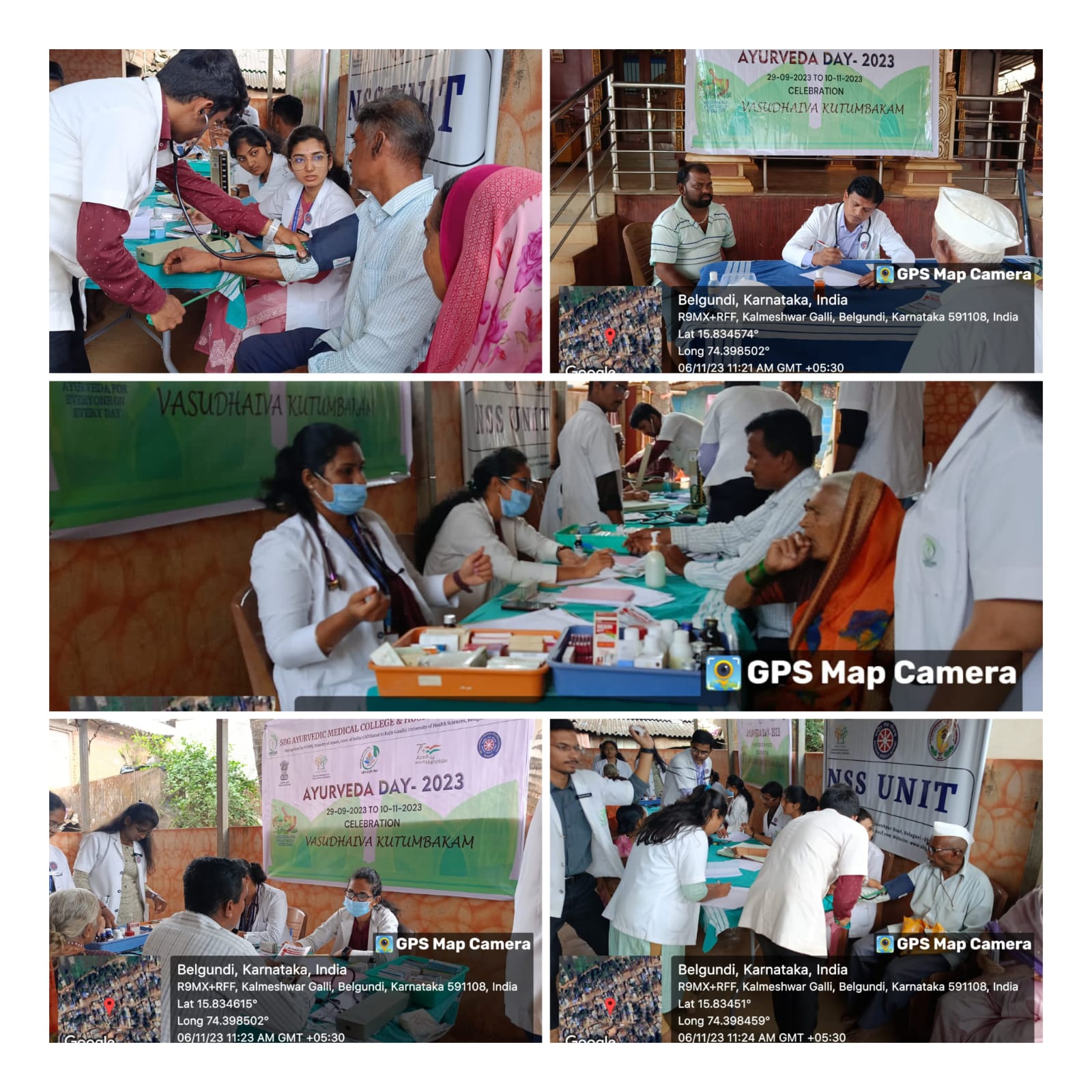 0n the Eve of Ayurveda Day ,series of events conducted- Health Check Up camp,Awareness Programe, Ayurveda Campaign
